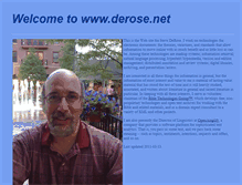 Tablet Screenshot of derose.net
